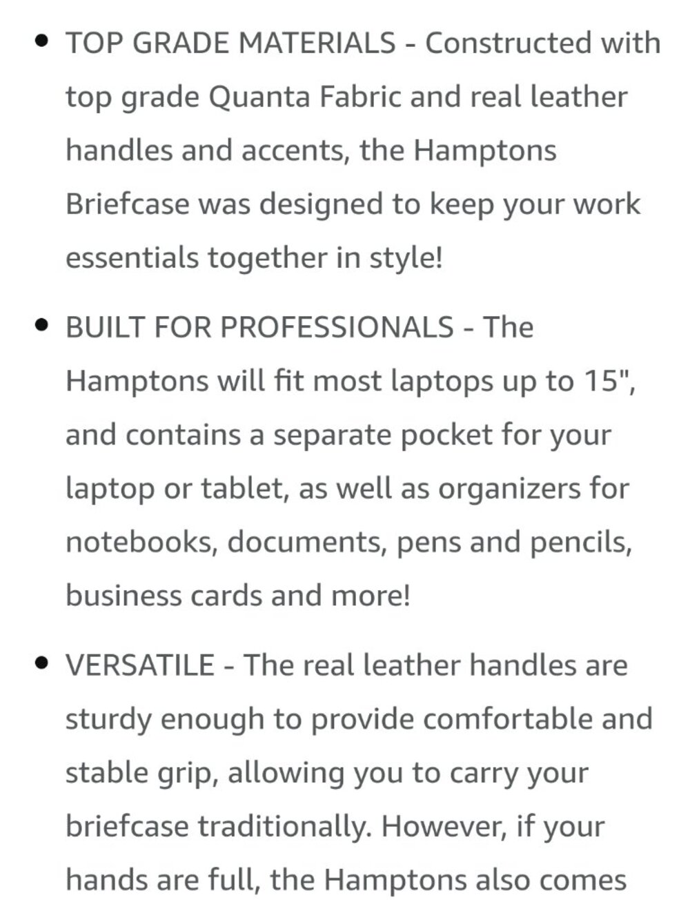 Hamptons briefcase - Picture 5 of 9